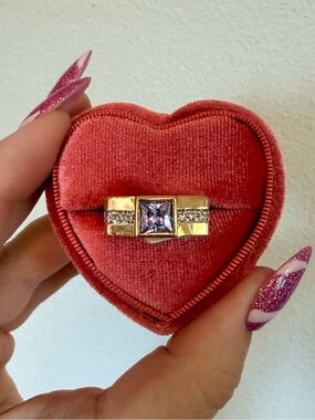 Vintage 14k gold electroplated ring size 5